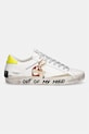 Crime London CHELSEA sneakers da uomo in pelle 77051PP8.10 bianco SS26