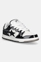 A Bathing Ape SK8 STA BOLD #1 sneakers da uomo in pelle nero 0ZXSHM313911Q