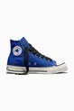 Πάνινα παπούτσια Converse Chuck Taylor Throwback φλατ μπλε A17827C