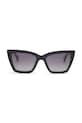 Kurt Geiger London okulary przeciwsłoneczne kocie oczy damskie czarny 5509300679
