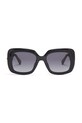 Kurt Geiger London okulary przeciwsłoneczne kwadratowe damskie Kensington czarny 5510100679