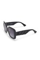 Kurt Geiger London okulary przeciwsłoneczne kwadratowe damskie Kensington 5510100679 czarny SS26