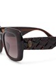 Kurt Geiger London okulary przeciwsłoneczne kwadratowe damskie Kensington brązowy 5510131679