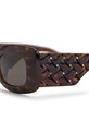 Kurt Geiger London okulary przeciwsłoneczne damskie Kensington brązowy 5510236679