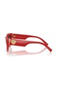 Akcesoria Dolce & Gabbana okulary przeciwsłoneczne kocie oczy damskie 0DG4536 czerwony