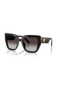 Dolce & Gabbana okulary przeciwsłoneczne kwadratowe damskie czarny 0DG4538