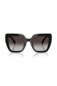 Dolce & Gabbana okulary przeciwsłoneczne kwadratowe damskie 0DG4538 czarny SS26