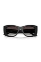 Jimmy Choo okulary przeciwsłoneczne kocie oczy damskie 0JC5066U czarny