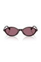 Jimmy Choo okulary przeciwsłoneczne okrągłe damskie 0JC5068U fioletowy SS26