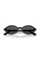 Jimmy Choo okulary przeciwsłoneczne okrągłe damskie 0JC5068U czarny