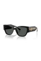 Versace okulary przeciwsłoneczne kocie oczy damskie czarny 0VE4509U