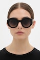 Furla okulary przeciwsłoneczne okrągłe damskie WD00157.A.0116.O6000 czarny SS26