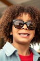 IZIPIZI okulary przeciwsłoneczne dziecięce JUNIOR #road czarny JUN2628001X00