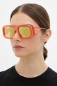 Diesel okulary przeciwsłoneczne 0DL2015U pomarańczowy SS26