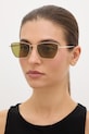 Ray-Ban okulary przeciwsłoneczne kocie oczy złoty 0RB3783