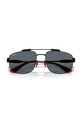 Ray-Ban okulary przeciwsłoneczne SCUDERIA FERRARI COLLECTION 0RB3789M czarny