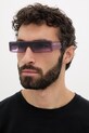 Rick Owens DRKSHDW okulary przeciwsłoneczne Gethshades RG0000008.GTSVLT fioletowy SS26