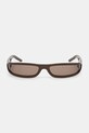 Rick Owens DRKSHDW okulary przeciwsłoneczne Fog RG0000009.GBROWN brązowy SS26