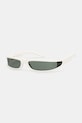 Rick Owens DRKSHDW okulary przeciwsłoneczne Fog jednolita beżowy RG0000009.GPRLFS