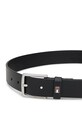 Tommy Hilfiger pasek skórzany dziecięcy KA0KA00002.PPY2 czarny SS26