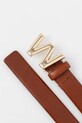 Weekend Max Mara pasek skórzany AWEST 2615501034600 brązowy SS26