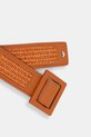 Weekend Max Mara pasek damski z imitacji skóry ABOCCA 2615501015600 pomarańczowy SS26