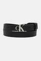 Calvin Klein pasek imitacja skóry licowej czarny LV04F7060G