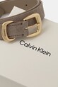 Akcesoria Calvin Klein pasek zamszowy LV04F7065G beżowy