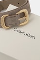 Akcesoria Calvin Klein pasek zamszowy LV04F7065G beżowy