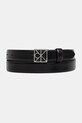 Calvin Klein pasek imitacja skóry licowej czarny LV04F7072G