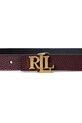 Akcesoria Lauren Ralph Lauren pasek skórzany dwustronny 412P06811 bordowy