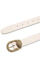 Kurt Geiger London pasek skórzany Mayfair 5257841109 beżowy SS26