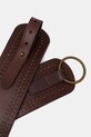 Pedro del Hierro ζώνη για φόρεμα γυναικεία δερμάτινη 4693080 καφέ SS26