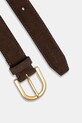 Marc O'Polo pasek męski zamszowy 5000011529 brązowy SS26