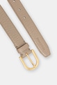 Marc O'Polo pasek damski skórzany 5000011531 beżowy SS26