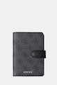 Калъф за паспорт и етикет за багаж Guess GFBOXW.P6201 сив SS26