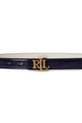 Accesorii Lauren Ralph Lauren curea reversibilă pentru femei, din piele 412P10210 bleumarin