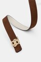BOSS pasek damski skórzany B Icon-G 50563785 brązowy SS26