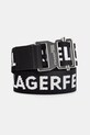 Ζώνη Karl Lagerfeld Jeans μαύρο B1W33061