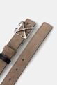 Off-White pásek semišový dámský OWRB133S26LEA001 béžová SS26