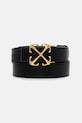 Off-White pasek damski skórzany czarny OWRB13AC99LEA001