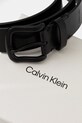 Αξεσουάρ Δερμάτινη ζώνη Calvin Klein LV04D7041G μαύρο