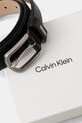 Doplnky Calvin Klein opasok pánsky kožený LV04D7072G čierna
