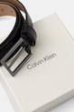 Doplnky Calvin Klein opasok pánsky kožený LV04D7078G čierna