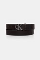 Calvin Klein Колан мъжки от кожа кафяв LV04D7091G