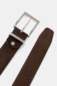 Trussardi pasek zamszowy B311B000033N brązowy SS26