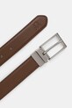 United Colors of Benetton oboustranný mužský pásek z imitace kůže 6QOBVL00A hnědá SS26