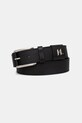 Karl Lagerfeld pasek skórzany czarny 562451.815300