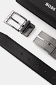 Аксессуары Кожаный ремень со сменными бляхами BOSS 50563955 чёрный