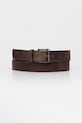 HUGO pasek męski skórzany Geffrey_Sz35 brązowy 50563654